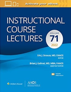 2022 Instructional Course Lectures: Volume 71 Print + Ebook with Multimedia